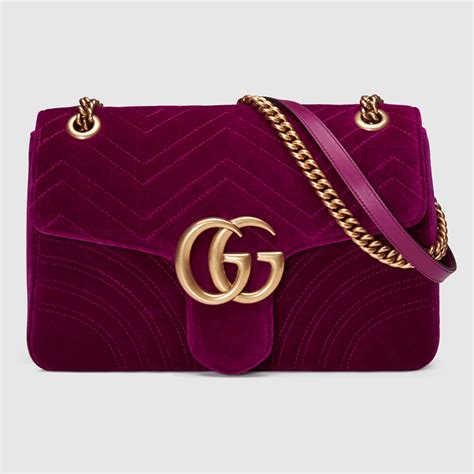 gucci small gg marmont 2.0 shoulder bag velvet cheap replica|gucci marmont small matelasse bag.